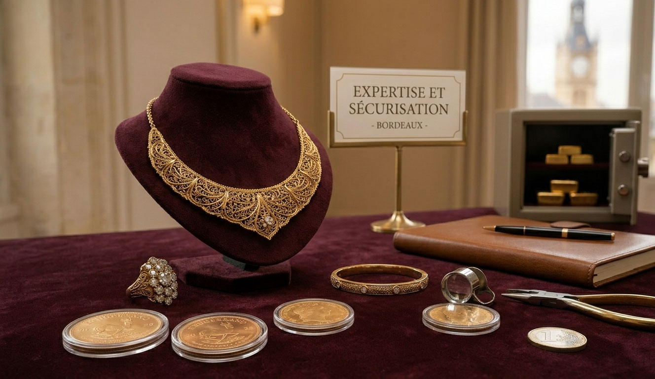 bijoux or estimation Bordeaux centre