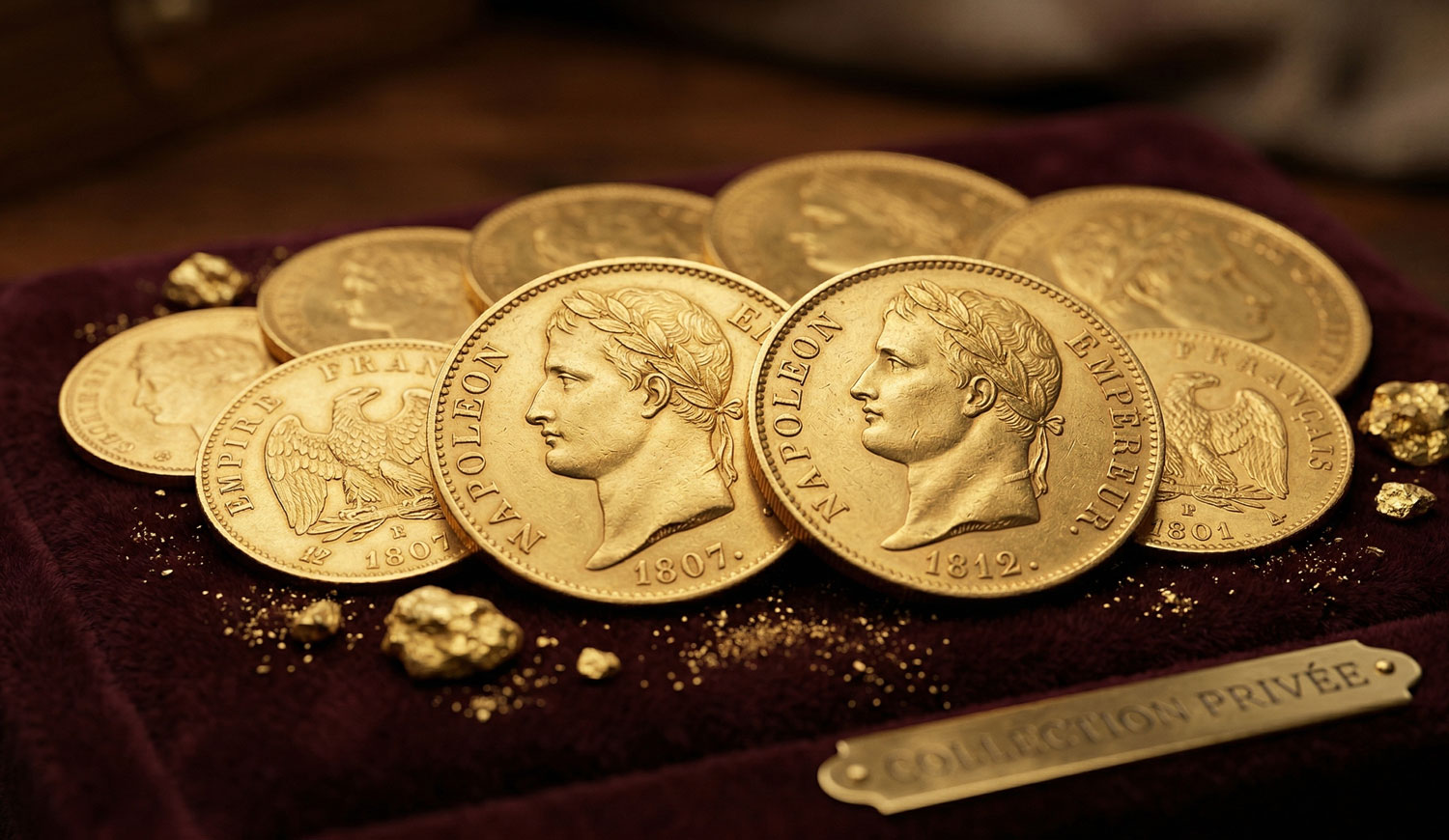 pièces or Napoléon Bordeaux estimation valeur or